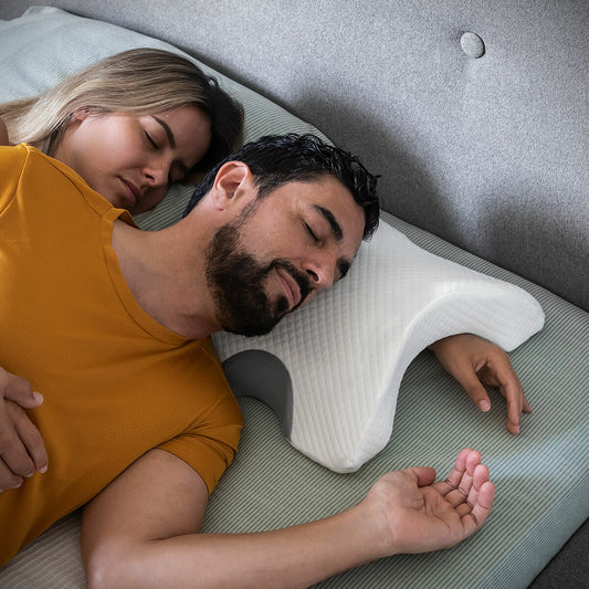 Coussin Cervical Viscoélastique pour Couple