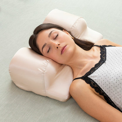 Coussin Cervical Anti-Rides en Satin