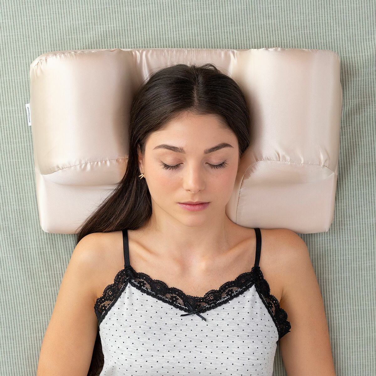 Coussin Cervical Anti-Rides en Satin