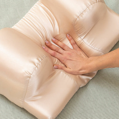 Coussin Cervical Anti-Rides en Satin