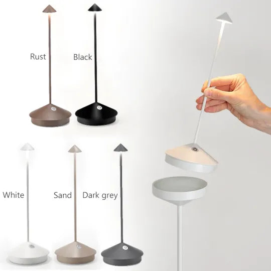 Lampe LED Sans Fil LumaPure – Design Moderne, Dimmable, Résistante à l’Eau, Intérieur & Extérieur