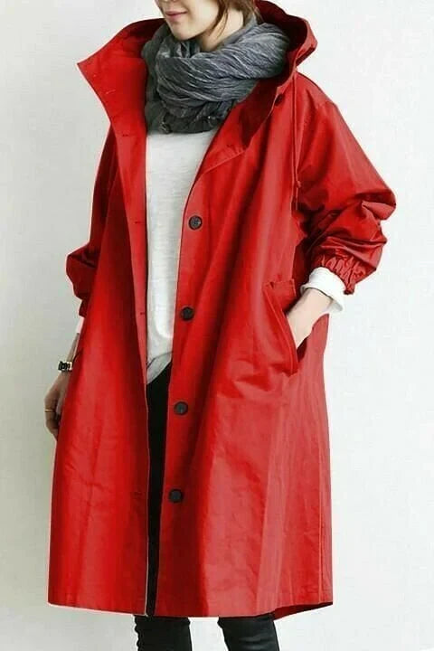 Veste Coupe-Vent Imperméable Oversize – Légère, Pratique et Élégante