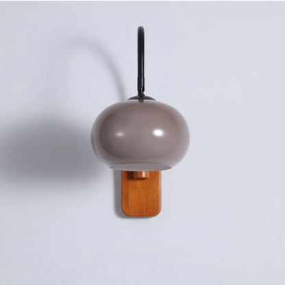 Applique Murale Bauhaus Persimmon - Design en Verre Kaki avec Fonction Pivotante