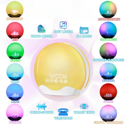 Réveil lumineux couleur