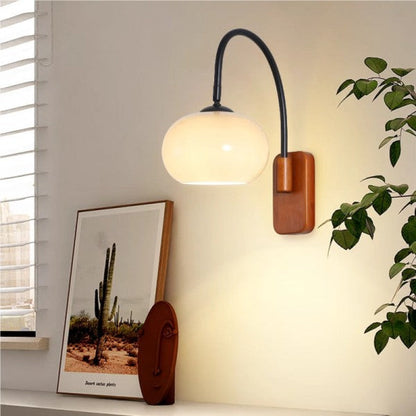 Applique Murale Bauhaus Persimmon – Design Moderne & Éclairage Orientable