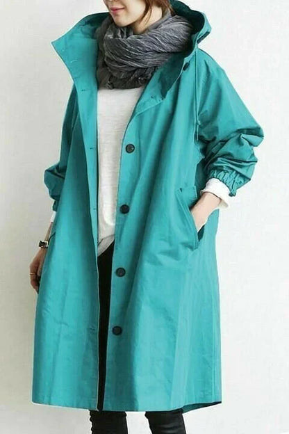 Veste Coupe-Vent Imperméable Oversize – Légère, Pratique et Élégante