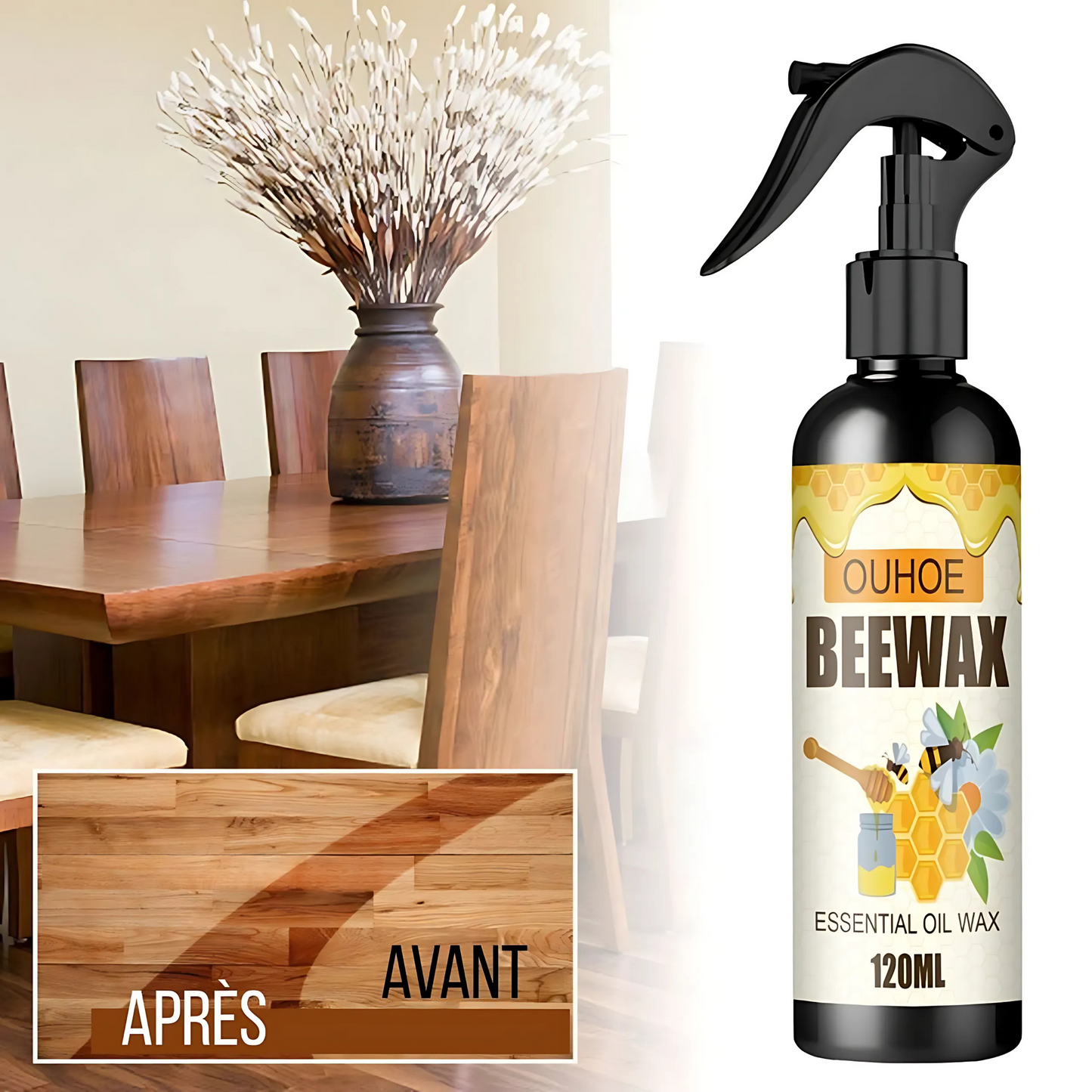 GloWing – Spray Rénovateur Bois Naturel