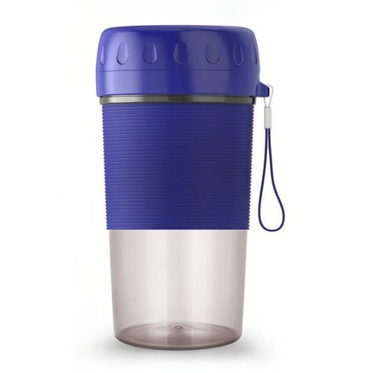 Mini blender portable électrique rechargeable par USB sur fond blanc