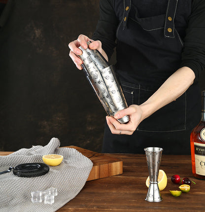 Shaker à cocktail boston en acier inoxydable avec finitions originales