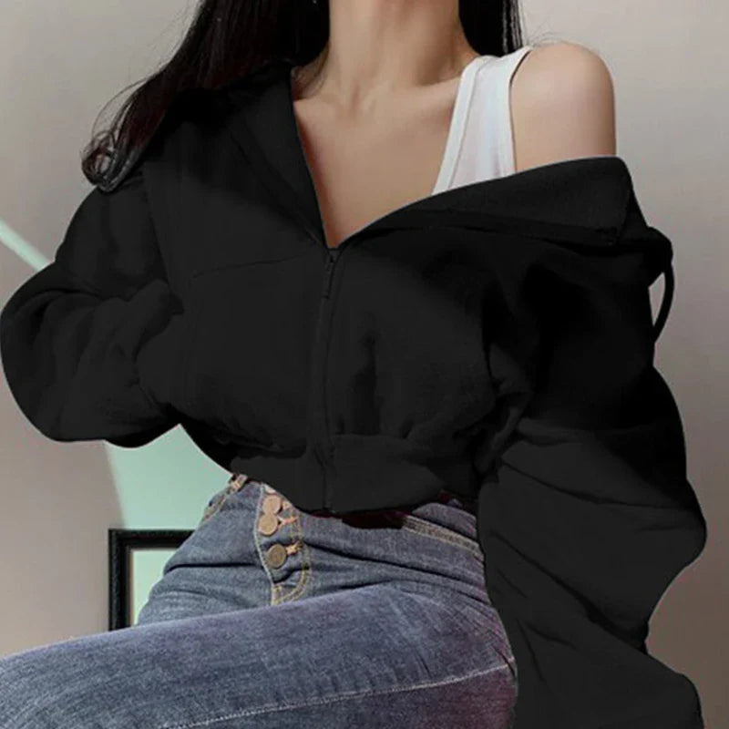 Hoodie crop top