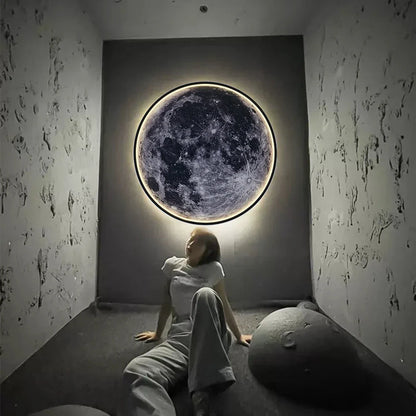Lampe de chevet Murale Lune LED Moderne