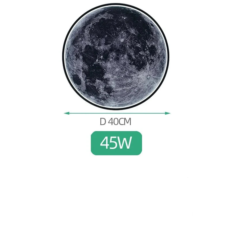 Lampe de chevet Murale Lune LED Moderne