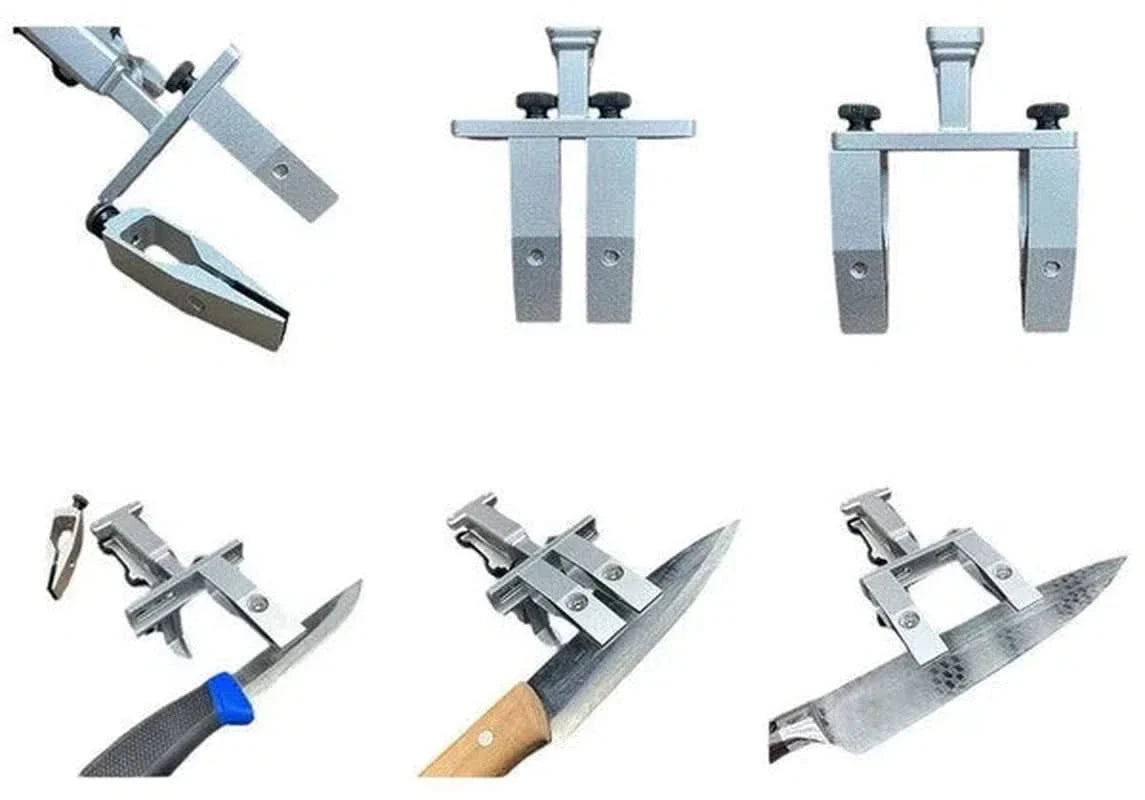 Aiguiseur à angle fixe professionnel + pierres à aiguiser