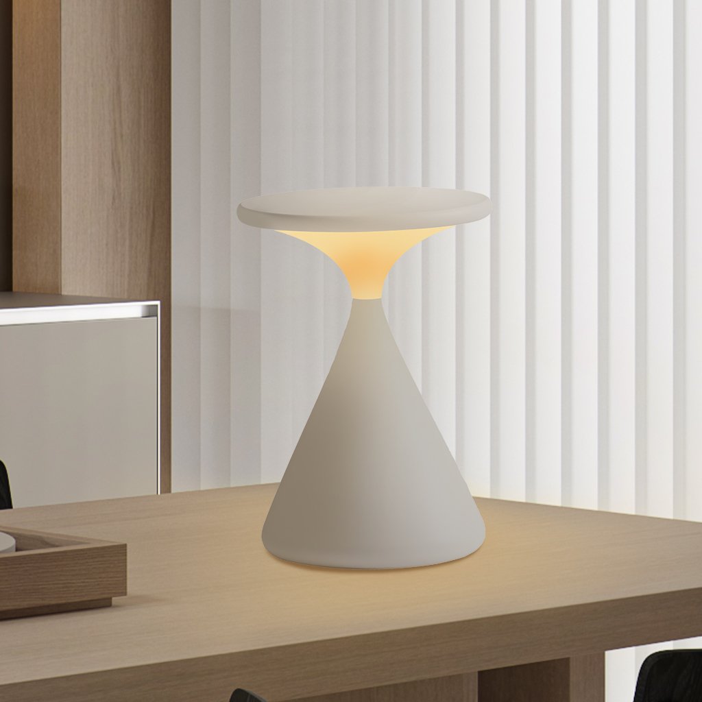 GlowSand - Lampe de table en sablier élégante