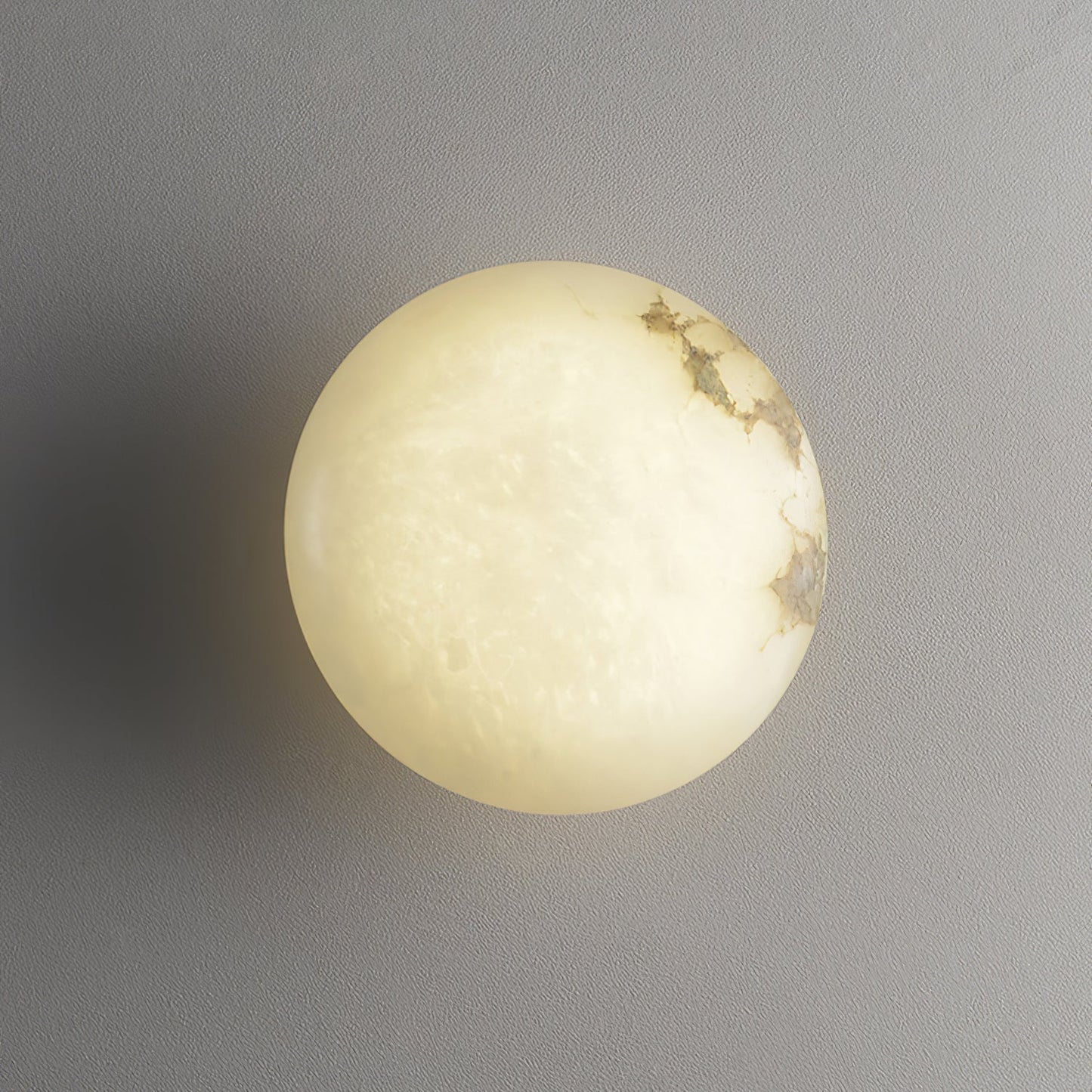 Lampe Plafonnier Oval en Albâtre – Éclairage LED Élégant en Métal et Albâtre