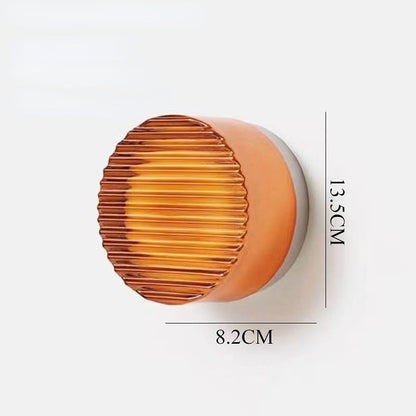 Applique Murale LED Moderne en Forme Ronde – Éclairage Doux avec Diffuseur en Verre Mylk pour Salon et Chambre