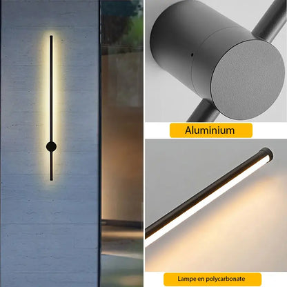 Applique Murale LED Extérieure Longue IP65