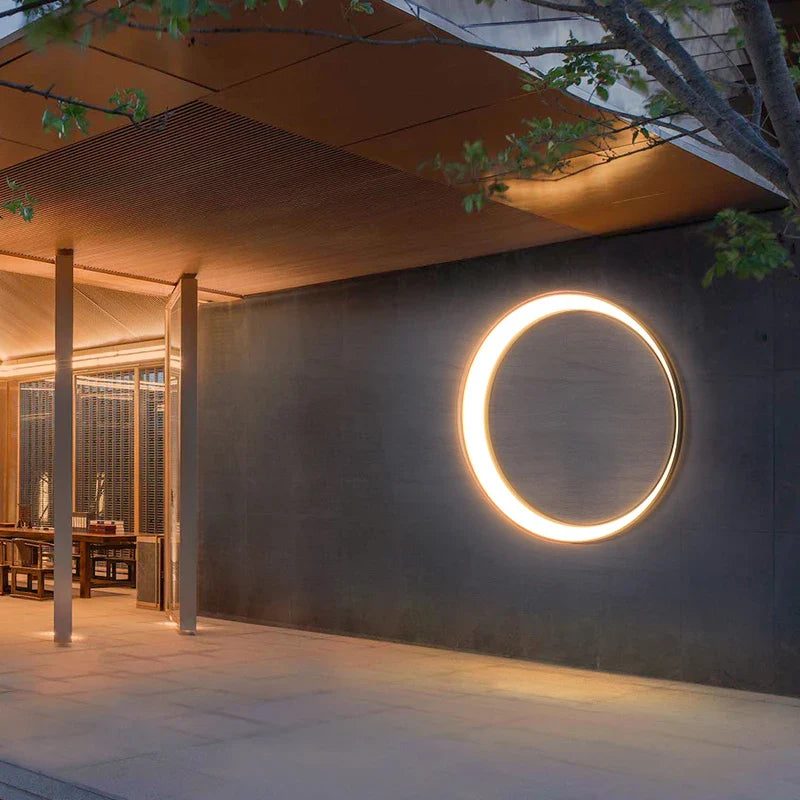 Applique Murale LED Extérieure Étanche IP65 – Design Lune