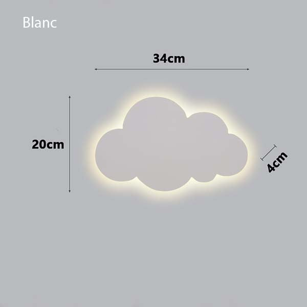 Applique Nuage pour chambre d'enfant