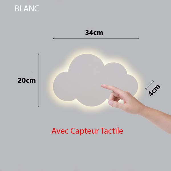 Applique Nuage pour chambre d'enfant