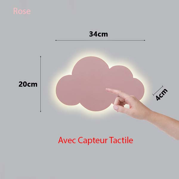 Applique Nuage pour chambre d'enfant
