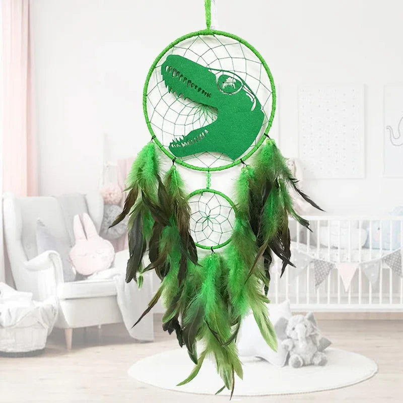 Attrape Rêve Vert T-Rex
