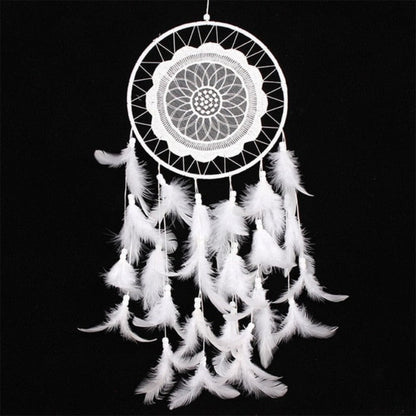 Attrape-Rêves Plume Blanche
