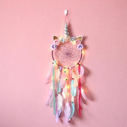 Attrape-rêves Licorne Guirlande Brillant