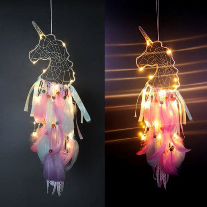 Attrape-rêves Licorne Lumière LED