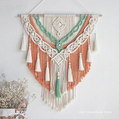 Attrape-rêves Boho aux Couleurs Basques