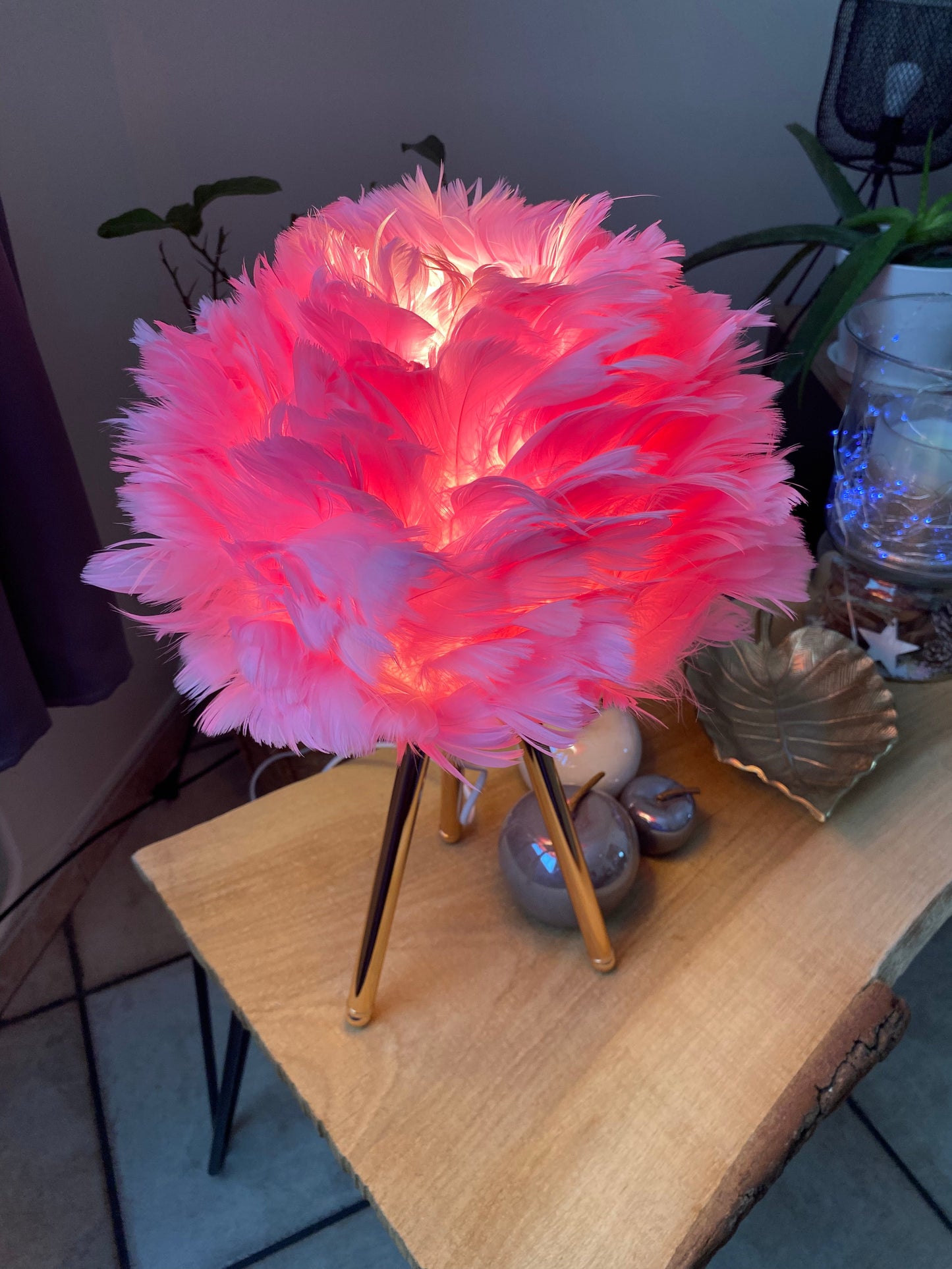 Lampe de chevet Plumes Douce