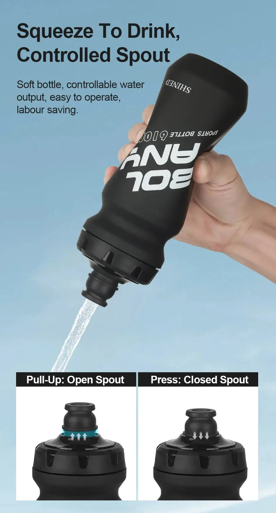 BOLANY Gourde pour Vélo 610ml