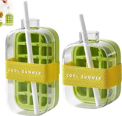 Bac À Glaçons Bouteille d'Eau 800ml (Vert)