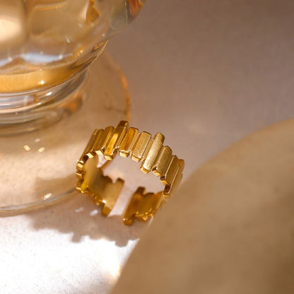 Bague Acier Inoxydable Barbara