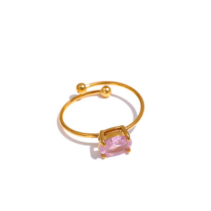 Bague en Acier Inoxydable Dorée