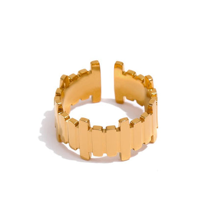 Bague Acier Inoxydable Barbara