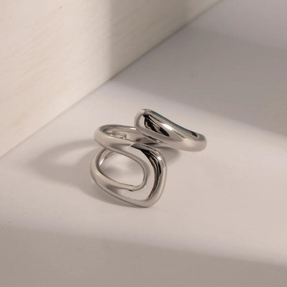 Bague Acier Inoxydable Argent