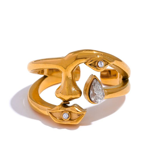 Bague Acier Inoxydable Nova