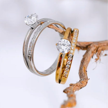 Bague Acier Inoxydable Zola
