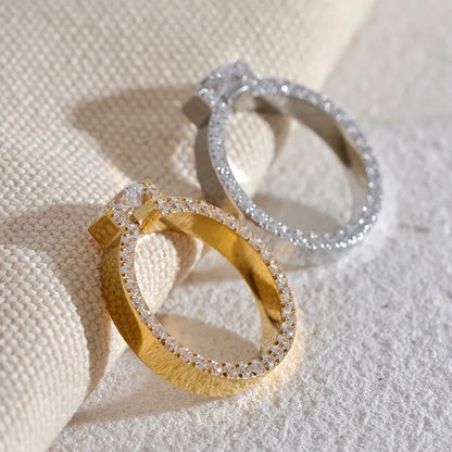 Bague Acier Inoxydable Greta