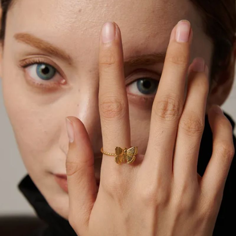 Bague Acier Inoxydable Flying