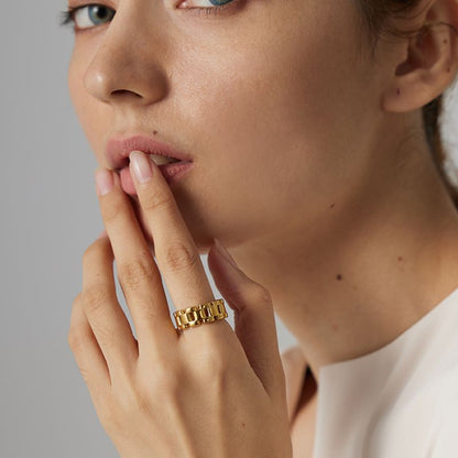 Bague Acier Inoxydable Irrésistible