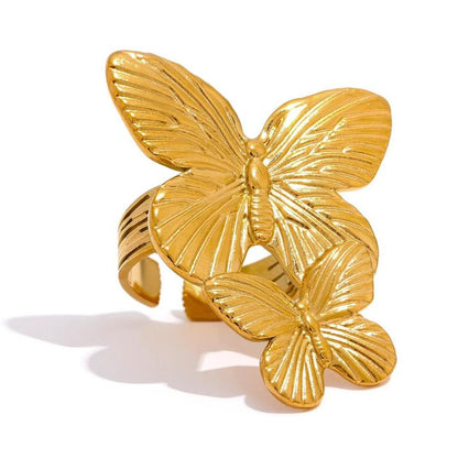 Bague Acier Inoxydable Ginger