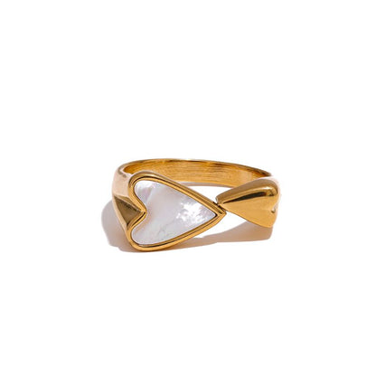 Bague Inoxydable Or