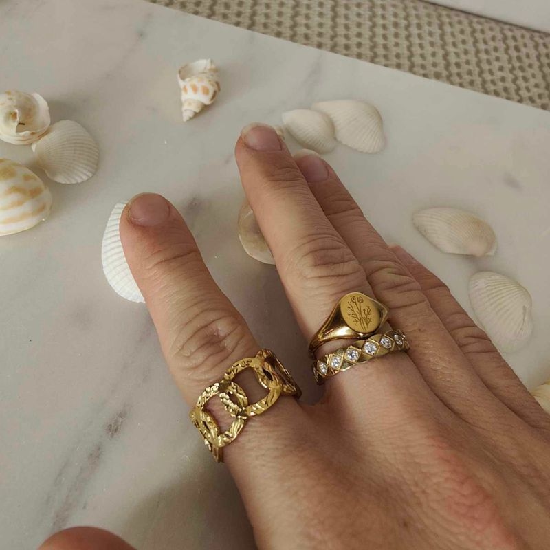 Bague Acier Inoxydable Josy