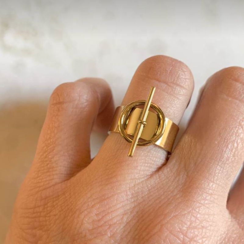 Bague Acier Inoxydable Gloria