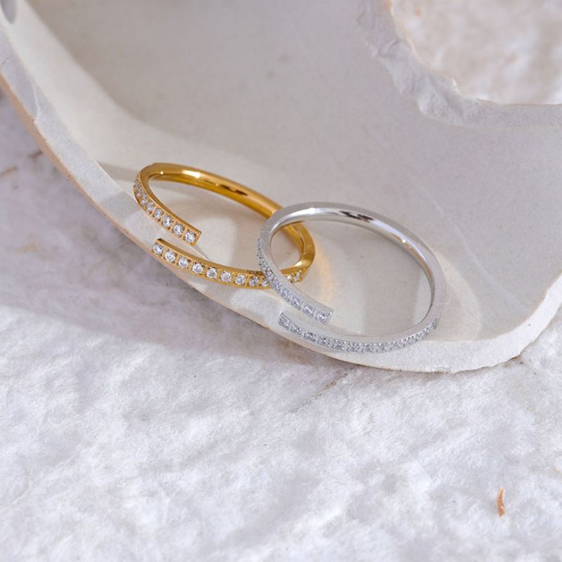Bague Acier Inoxydable Josephine
