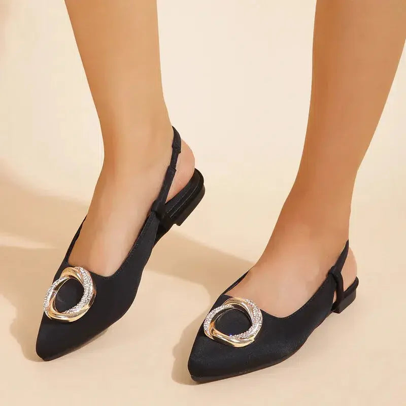 Ballerine a talon et bride