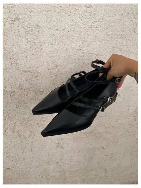 Ballerine a talon noir