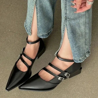 Ballerine a talon noir-Old Money